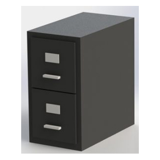 Shoothouse Foam Training Furniture 2 Drawer File Cabinet Range