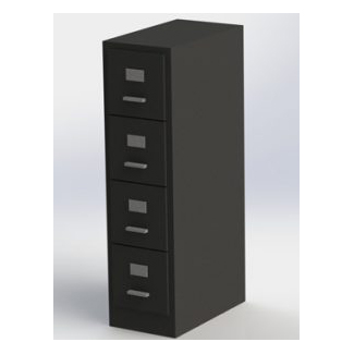 Shoothouse Foam Training Furniture 4 Drawer File Cabinet Range