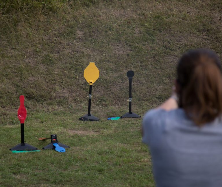 RTS Targets SelfHealing Bowling Pin Target Board (Red) Range Systems