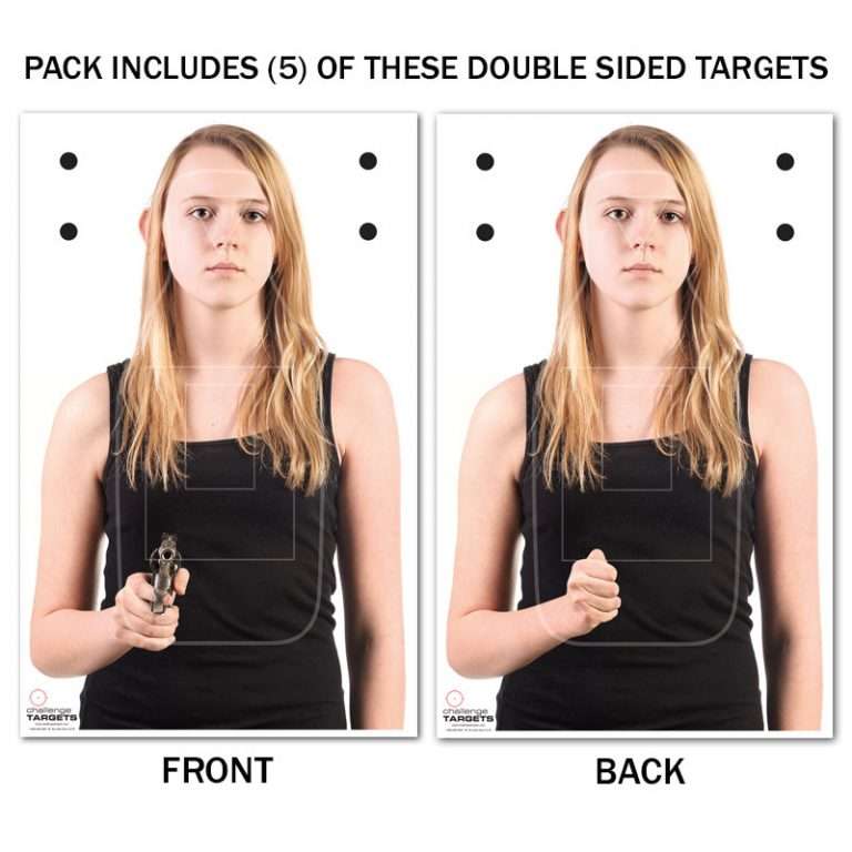 Shoot / No Shoot Paper Target Assortment (25 Pack) Range Systems