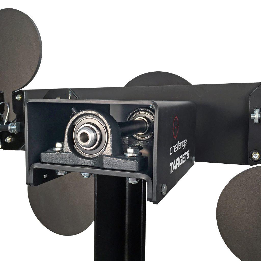 Commercial Grade Revolving Steel Target Plate Rack - Range Systems