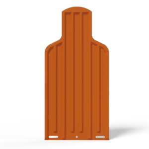 E-Type Military Plastic Ribbed Silhouette (Orange)