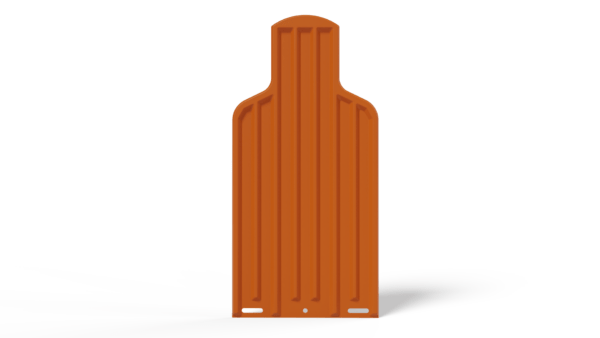 E-Type Military Plastic Ribbed Silhouette (Orange)