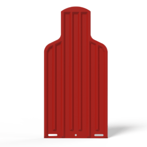 E-Type Military Plastic Ribbed Silhouette (Red)