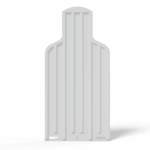 E-Type Military Plastic Ribbed Silhouette (White)