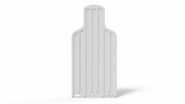 E-Type Military Plastic Ribbed Silhouette (White)